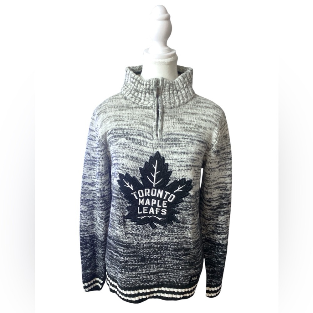 NHL - Toronto Maple Leafs Knit Cowichan Style Sweater Unisex